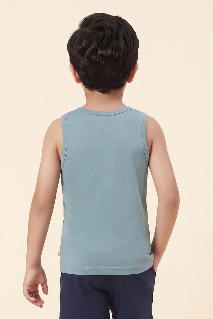 Lee Cooper Boys Solid Vest (Pack of 2) - Multicolor — image 8